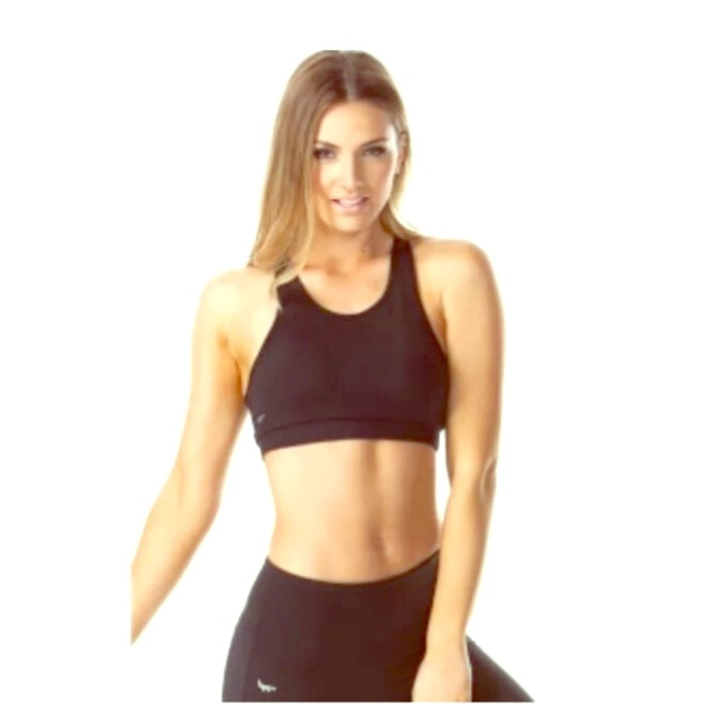 Sports Bra XS padded with mesh sexy back, XS